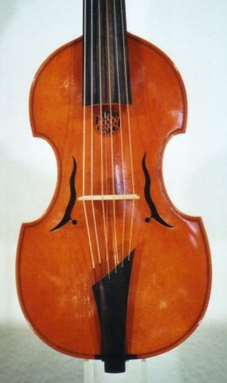 Viola d'amore mit Resonanzsaiten (6/6), Modell Johann Friedrich Hoyer, Klingenthal 1773 