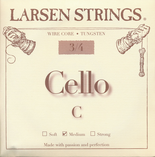 LARSEN Cellosaite C 1/4-3/4, medium 1/2