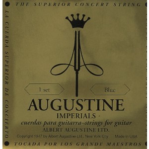 AUGUSTINE Imperial blue Label Gitarresaiten SATZ, high tension 