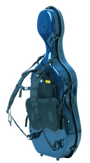GEWA Idea Futura Celloetui mit FIEDLER-Tragesystem blau