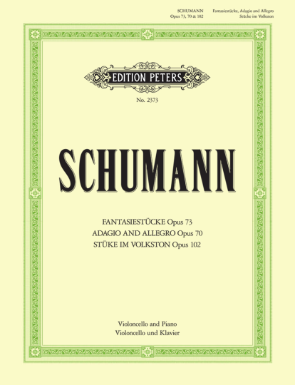 Schumann, Fantasiestücke op. 73 / Adagio und Allegro op. 70 / Stücke im Volkston op. 102  