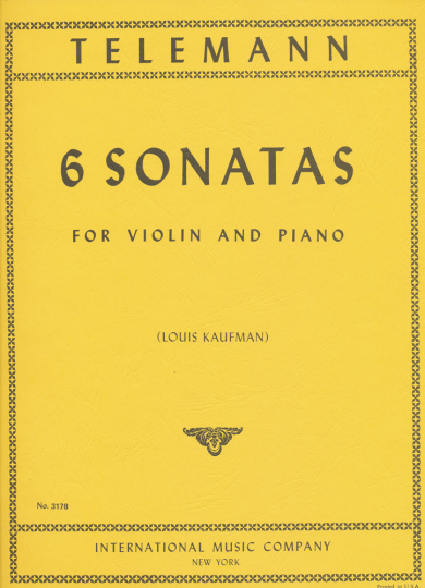 Telemann, 6 Sonaten 