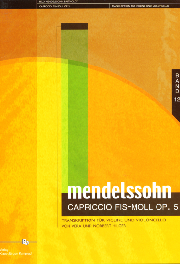 Mendelssohn, Capriccio fis-Moll op. 5 
