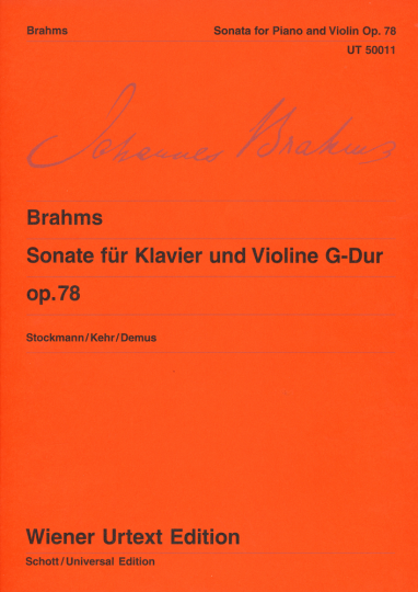 Brahms, Sonate für Klavier und Violine G-Dur, op. 78 