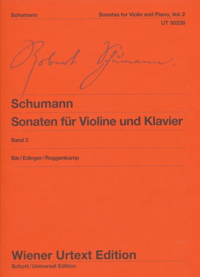 Schumann Robert, Violinsonaten 