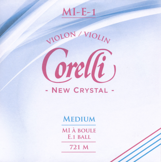 CORELLI Crystal Violinsaite E mit Schlinge medium