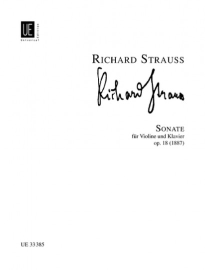 Strauss Richard, Sonate für Violine und Klavier 