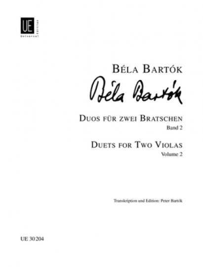 Béla Bartók 44 Duos für 2 Bratschen Band 2 